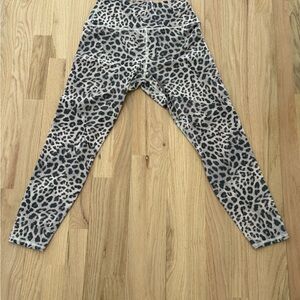 Spiritual Gangster Gray Leopard Kids Leggings